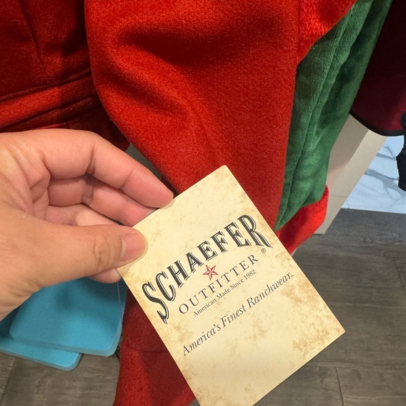 Schafer Outfitter wool jacket Red NWT XS - Picture 3 of 4